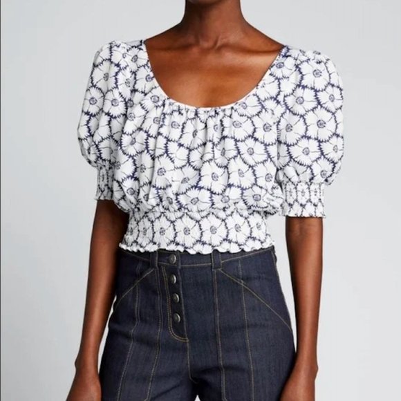 Cinq a sept Elliot cropped floral top size XS - Picture 1 of 7